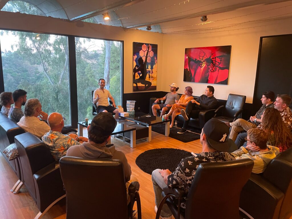 Inner Circle member Judd Weiss sharing during the roundtable mastermind session at Bel Air